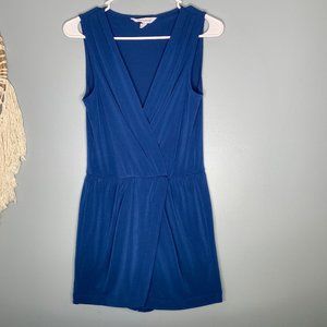 BCBG Generation Blue Sleeveless Romper Size XXS